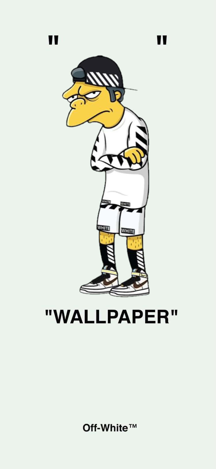 Off White iPhone Los Simpson Fondos de pantalla