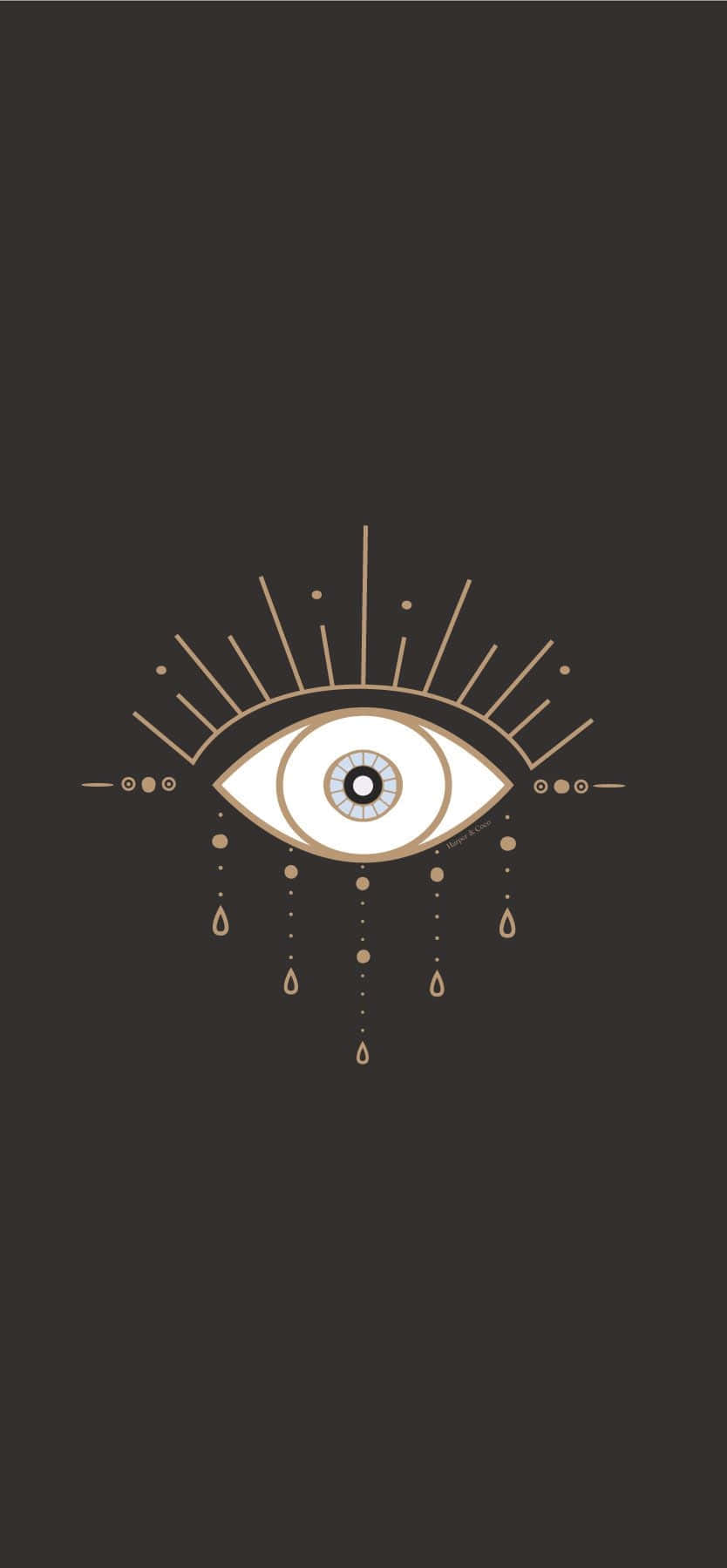 Ojo Maligno Esotérico iPhone Fondos de pantalla
