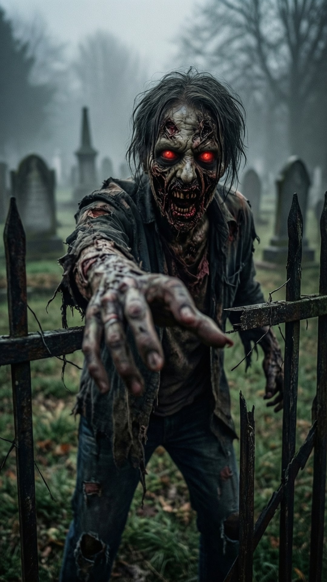 Ojo Rojo No Muerto del Zombi Fondos de pantalla