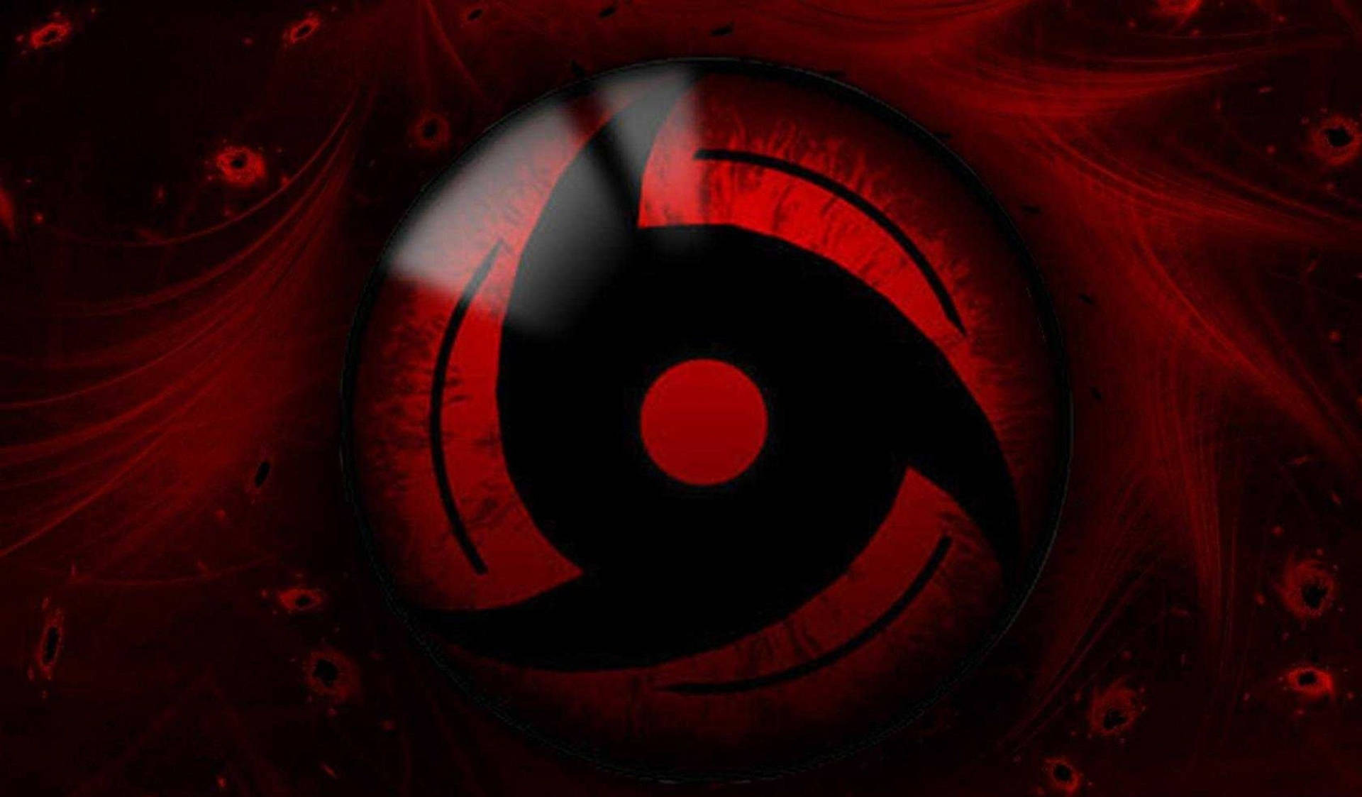 Ojo Sharingan en vivo de Naruto