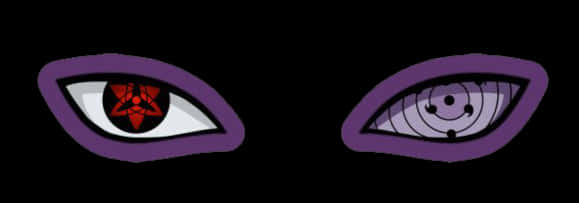 Ojos Sharingan y Rinnegan Fondos de pantalla