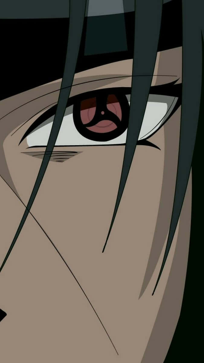 Ojos y Cabello de Itachi Mangekyou Sharingan en Primer Plano Fondos de pantalla
