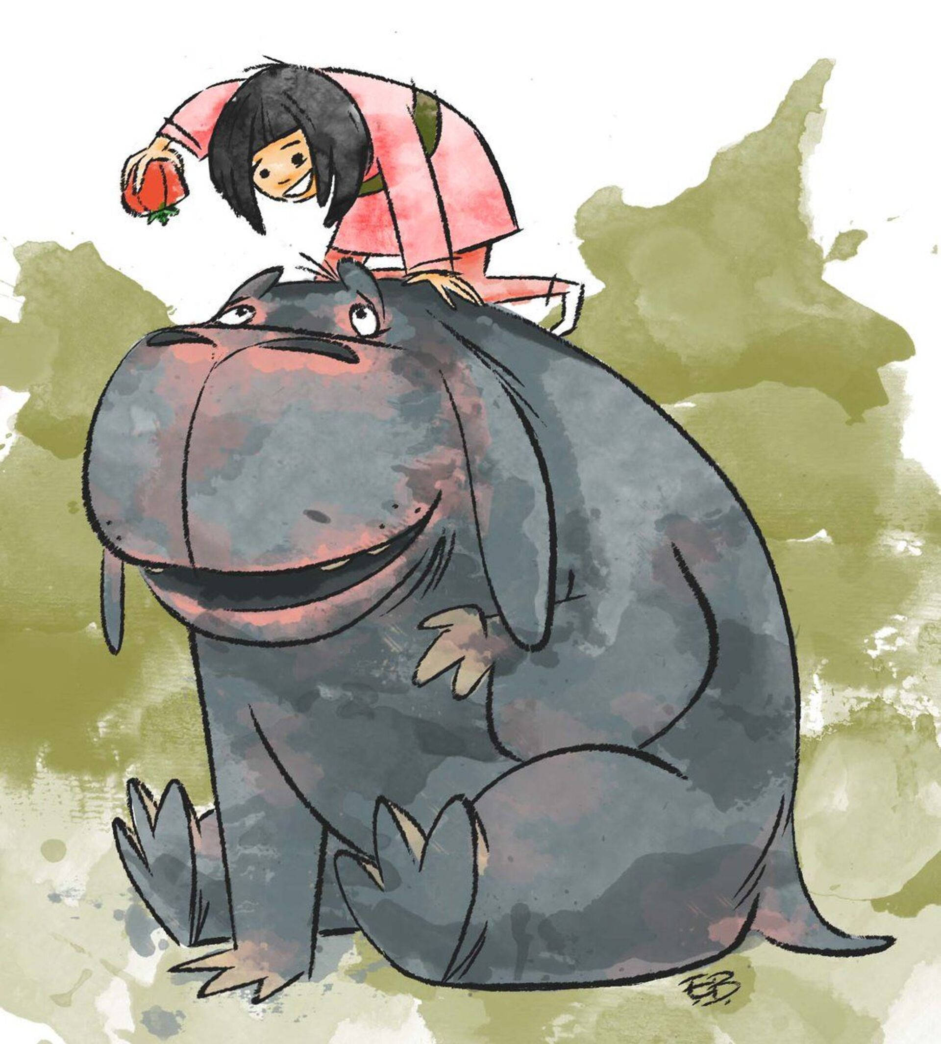 Okja Arte Cartoon Manchado Fondos de pantalla