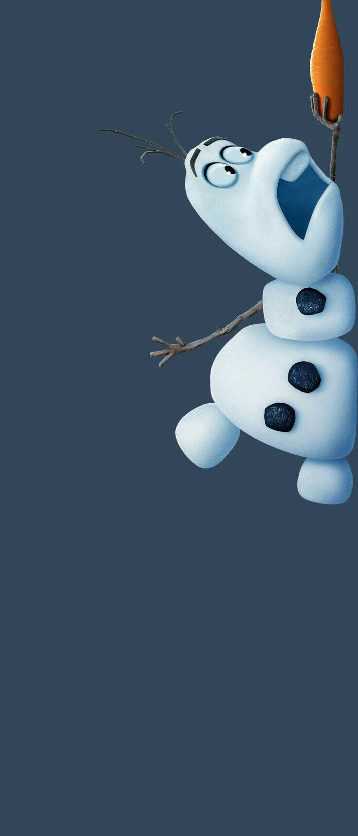 Olaf cayendo con su zanahoria Fondos de pantalla