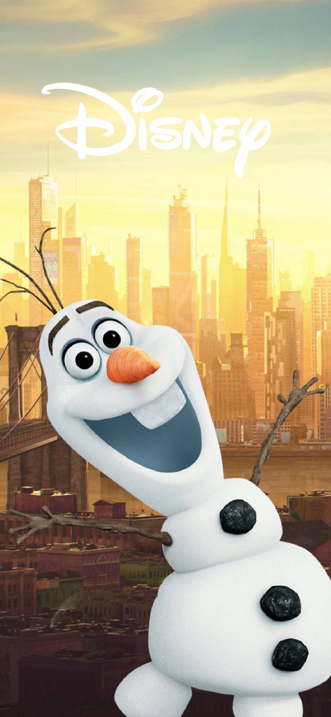 Olaf en la Ciudad Fondos de pantalla