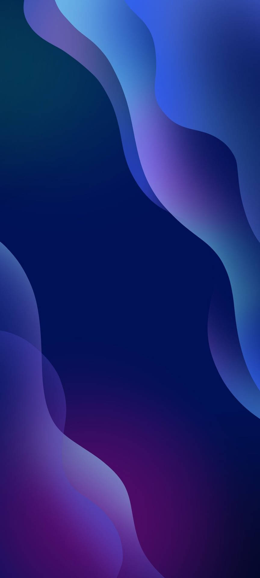 Fondo de pantalla de olas azul púrpura para Samsung Galaxy S22