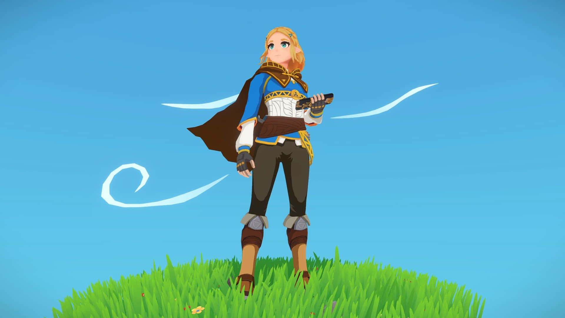 Olvida el mundo, juguemos y exploremos las impresionantes nuevas tierras de Zelda. Fondos de pantalla