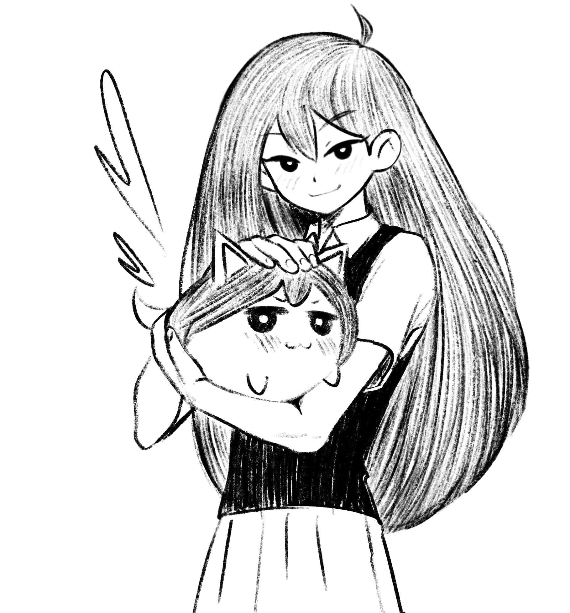 Omori Pfp Aubrey Con Gato Fondos de pantalla