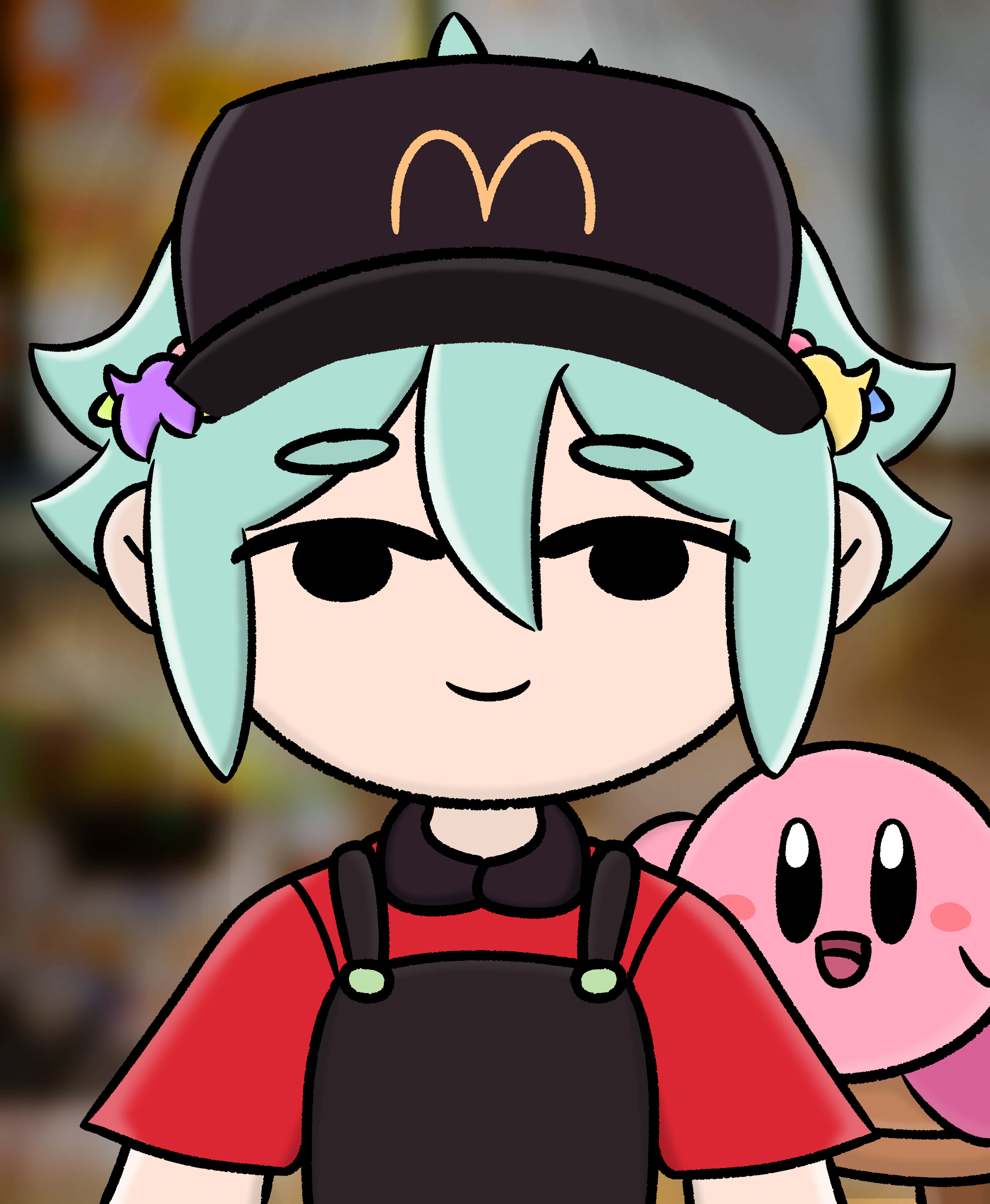 Omori Pfp Basil con Kirby Fondos de pantalla
