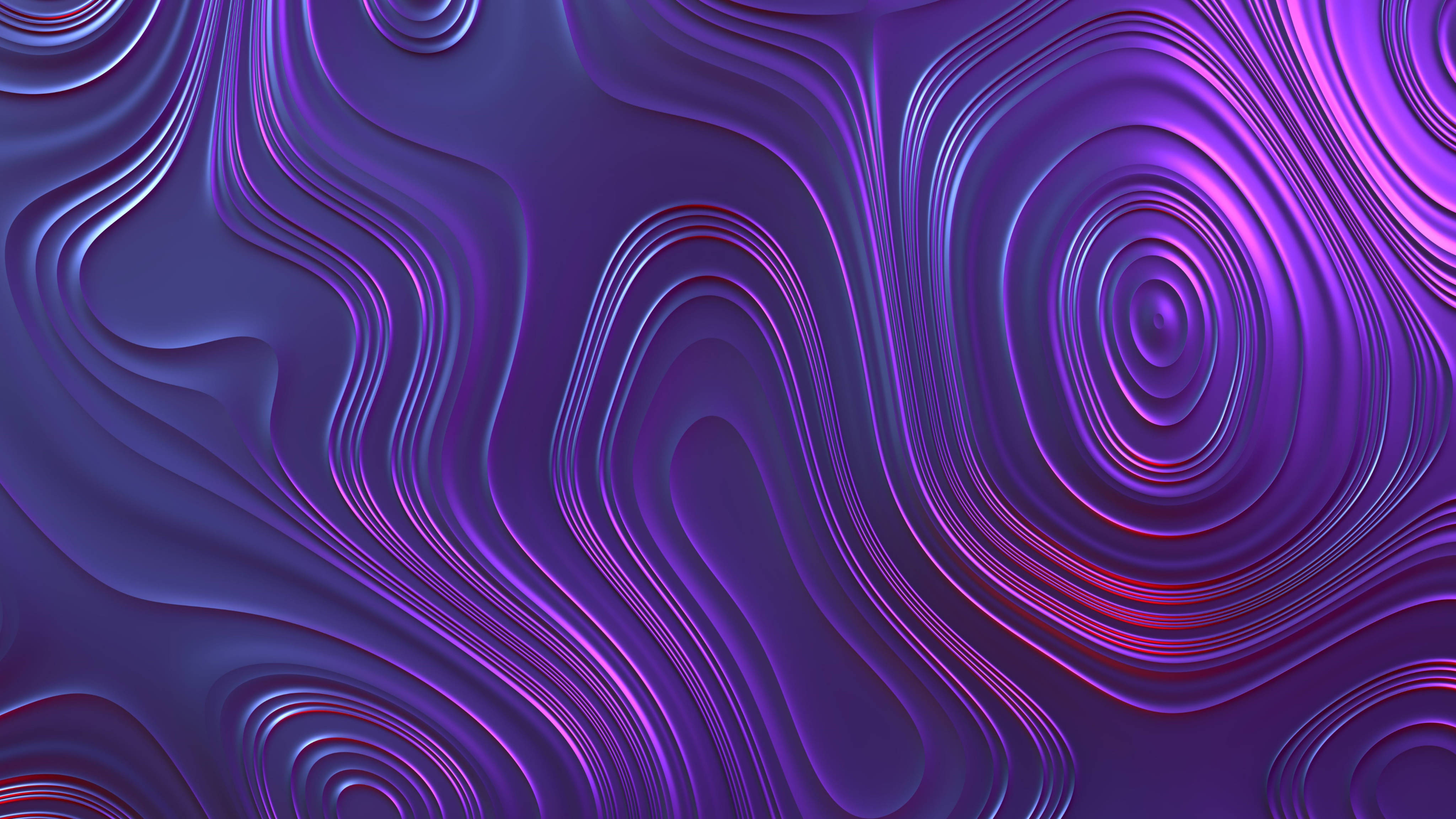 Ondas Abstractas Estética Violeta Ovaladas Fondos de pantalla