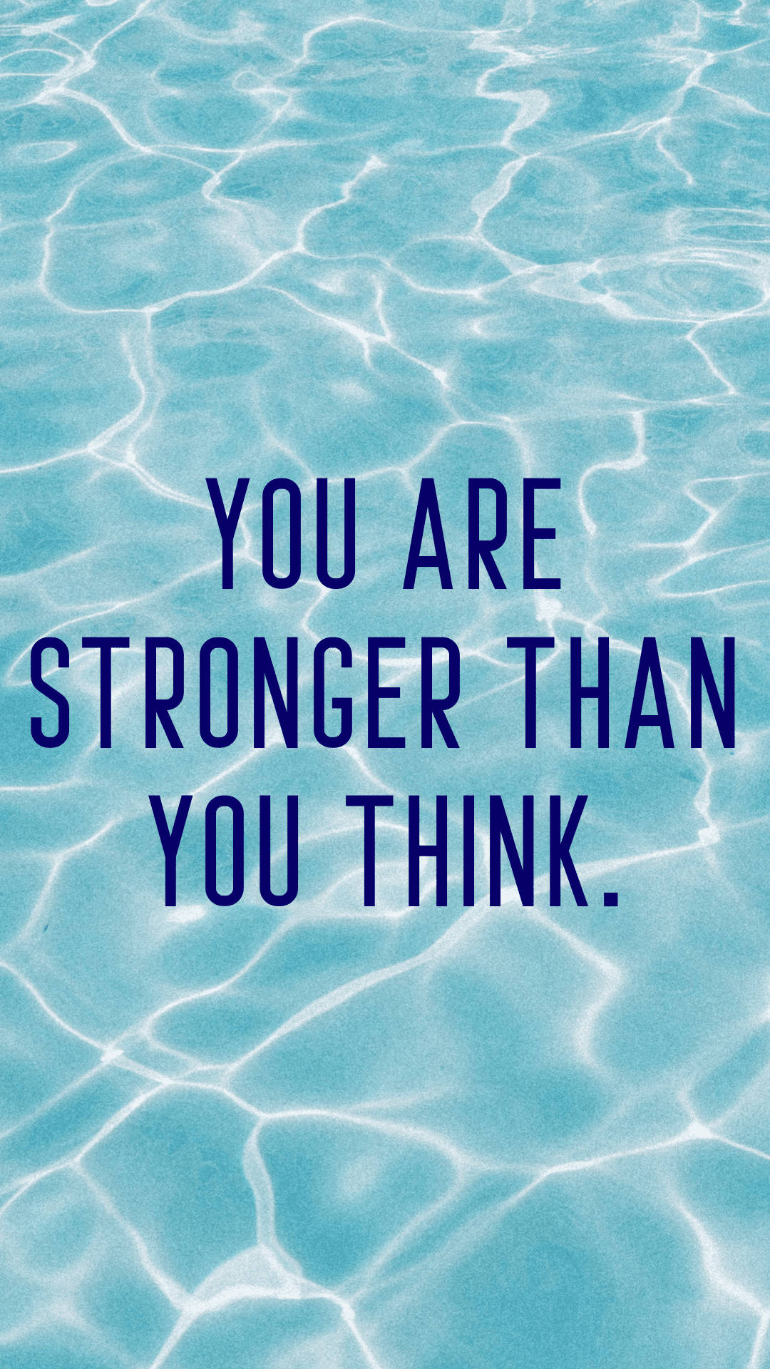 Ondas de Agua con Frases Positivas Lindas Fondos de pantalla