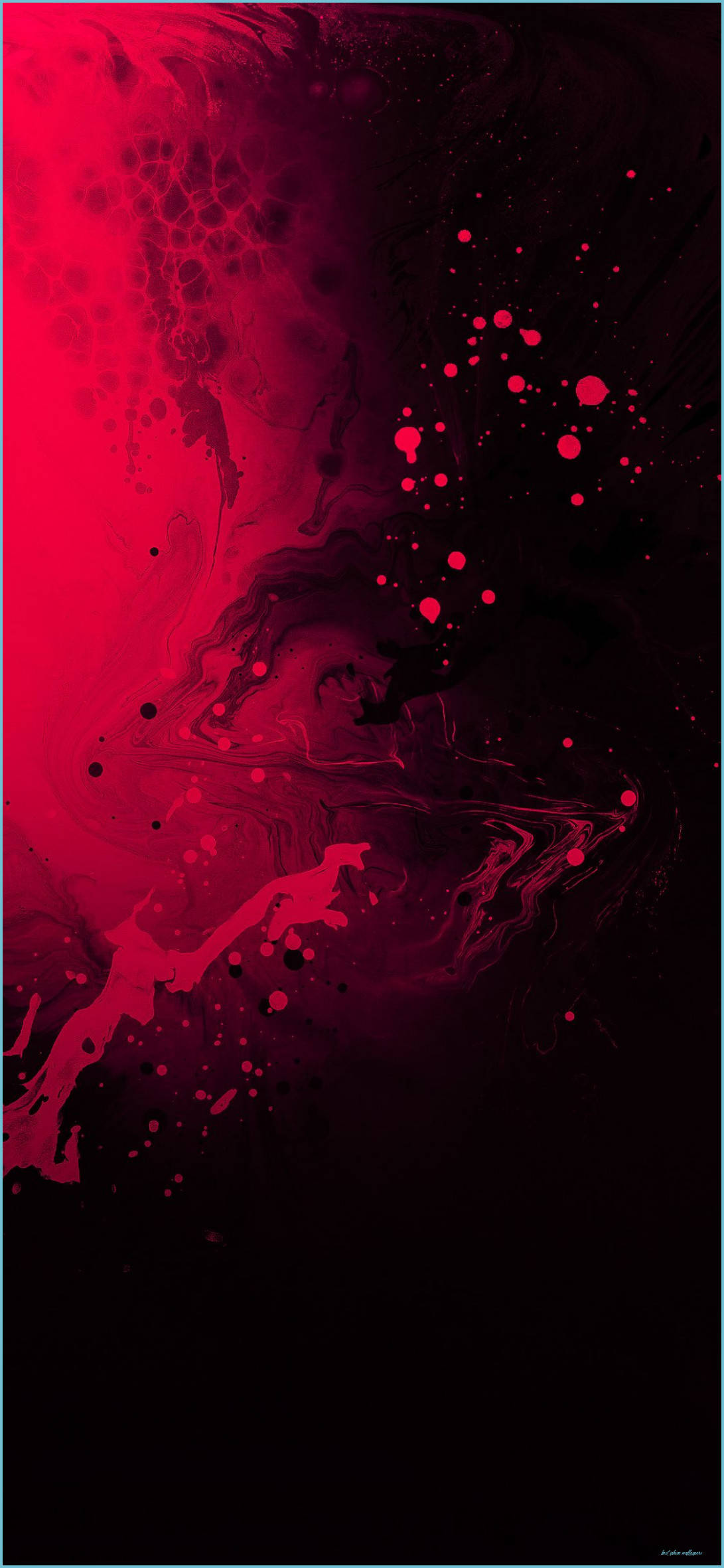 Ondulación Roja Oscura iPhone 13 Fondos de pantalla