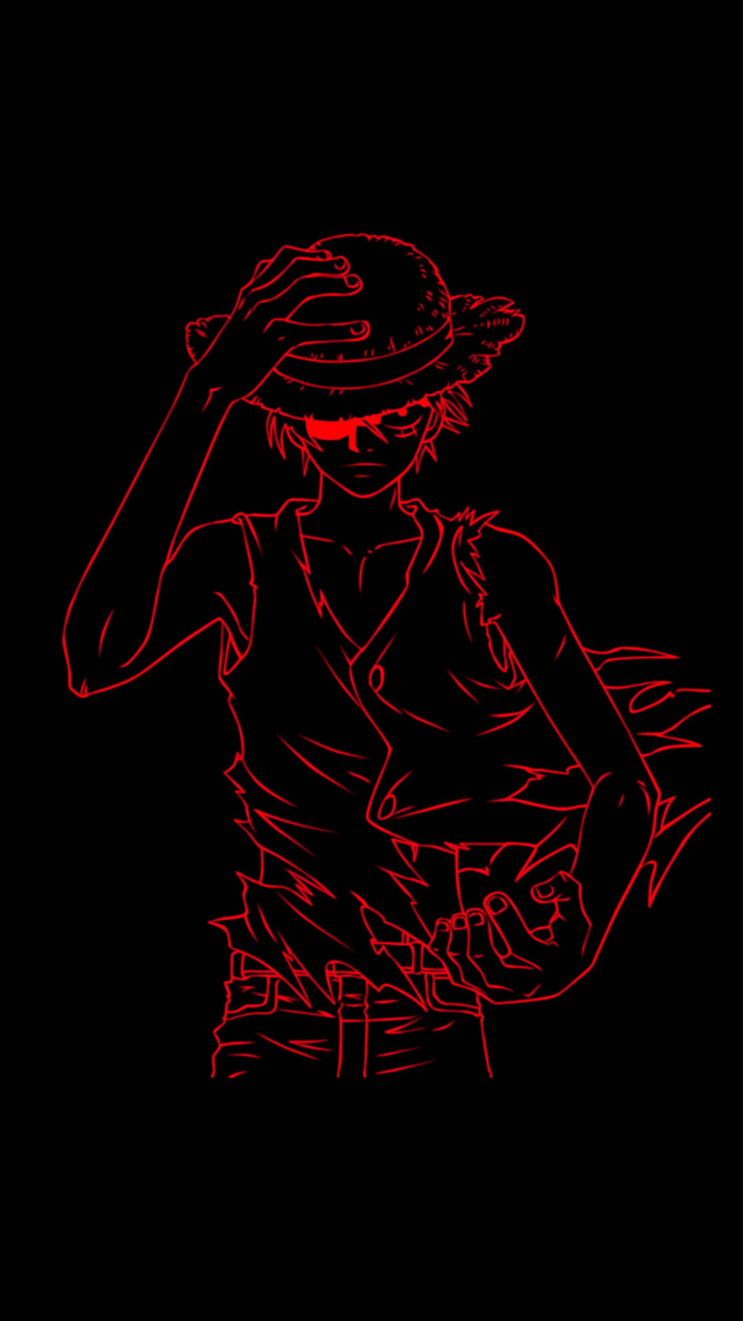 One Piece Anime Rojo Fondos de pantalla