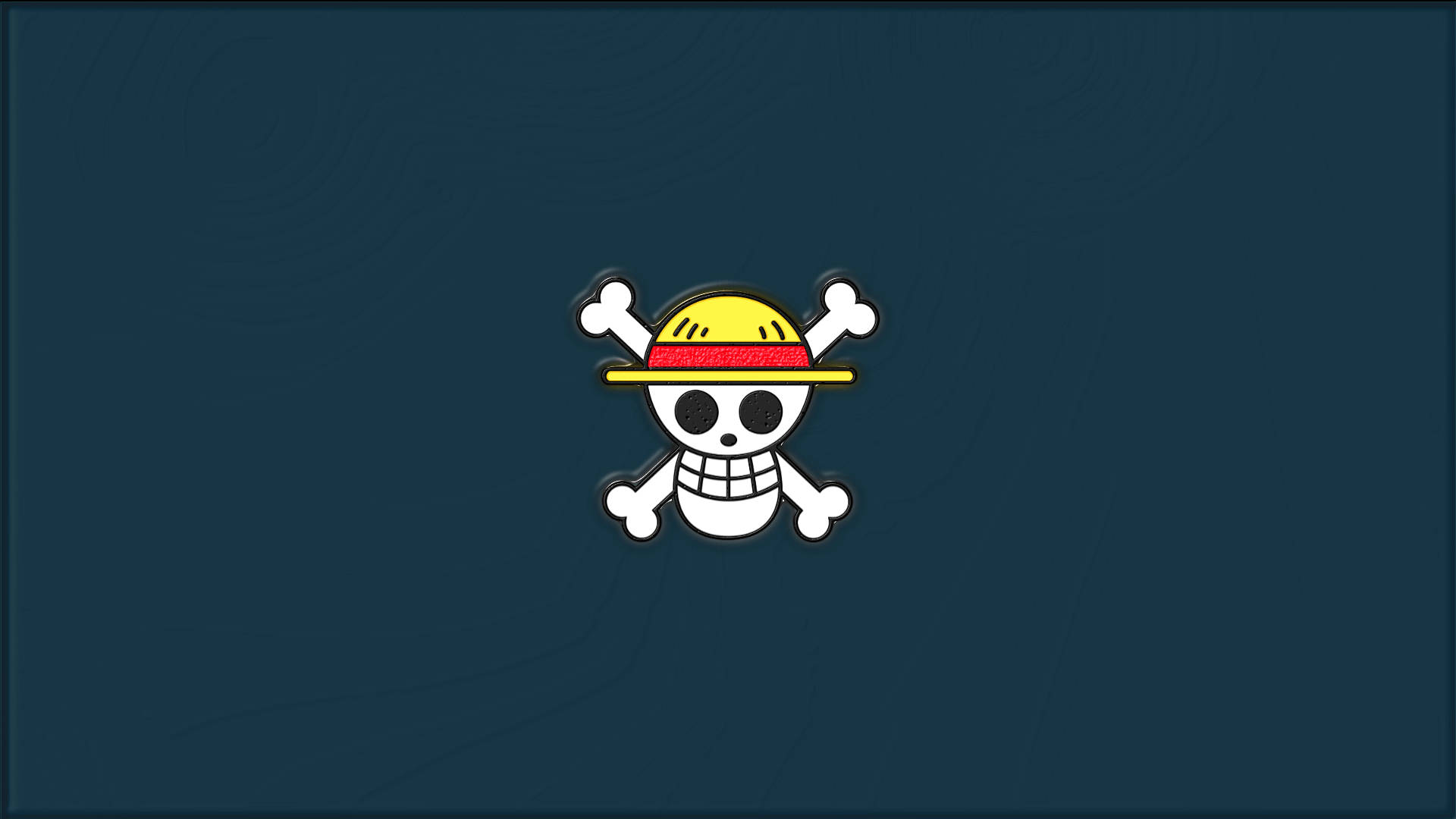 Fondo de pantalla del Jolly Roger de los Sombrero de Paja de One Piece
