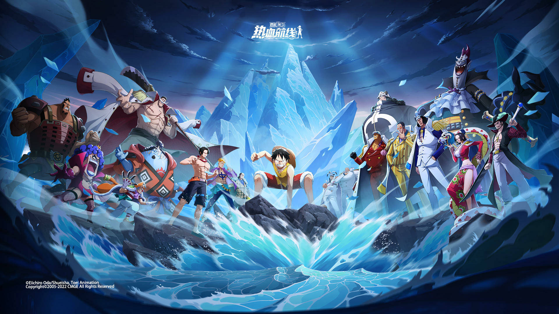 One Piece Escritorio Paisaje de Hielo Fondos de pantalla