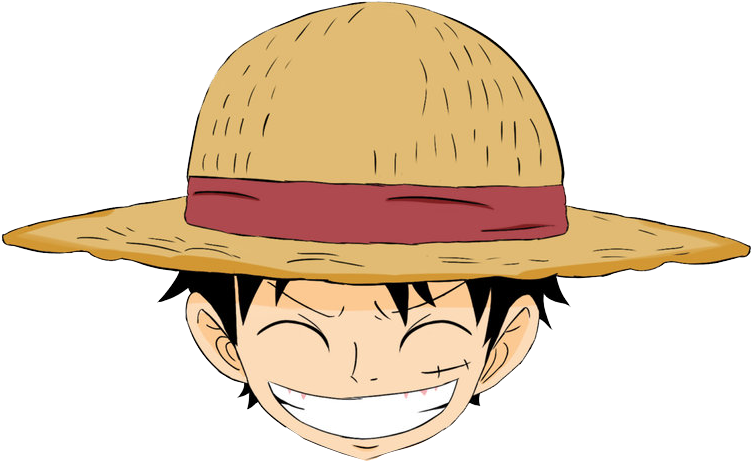 One Piece Luffy Expresión Feliz Fondos de pantalla
