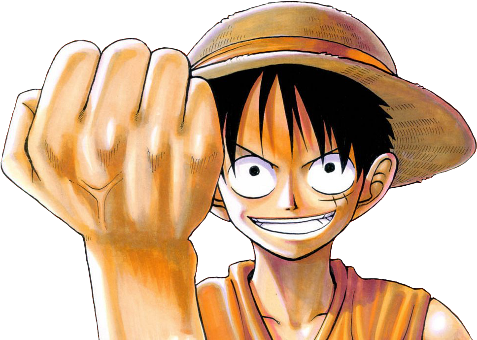 One Piece Luffy Pose Alegre Fondos de pantalla