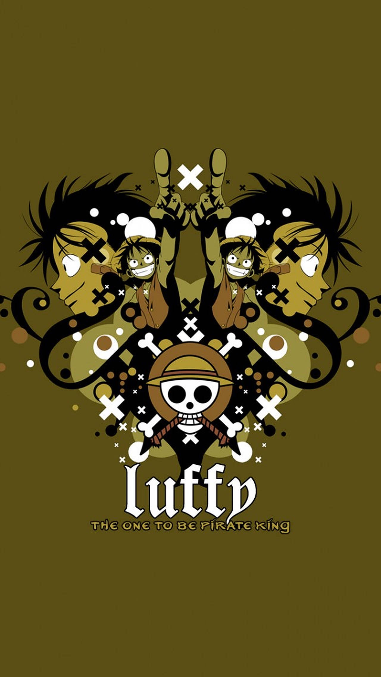 One Piece Luffy Verde iPhone Fondos de pantalla