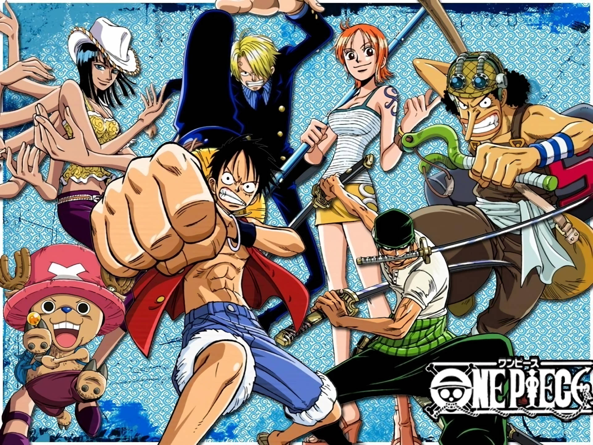 One Piece Pose de Pelea para Escritorio Fondos de pantalla