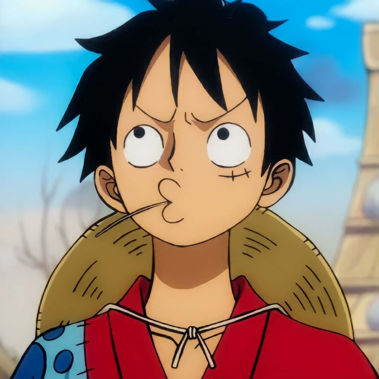 One Piece - un niño con camisa roja y cabello negro Fondos de pantalla