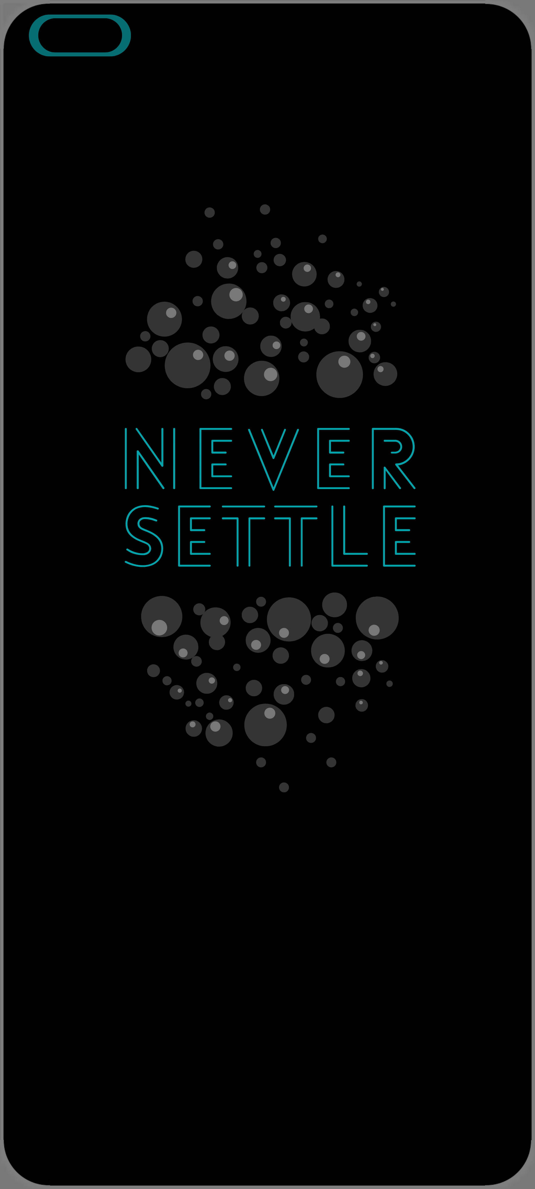 OnePlus Nord Never Settle Burbujas Fondos de pantalla