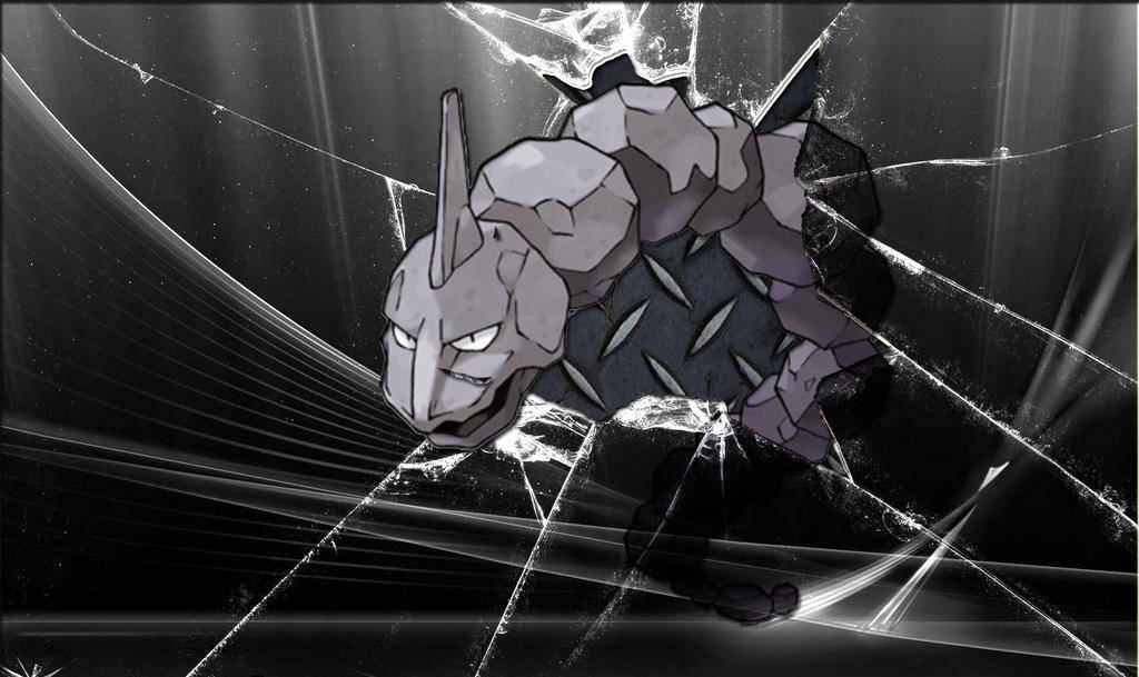 Onix Negro Fuerte y Genial de Pokémon Fondos de pantalla