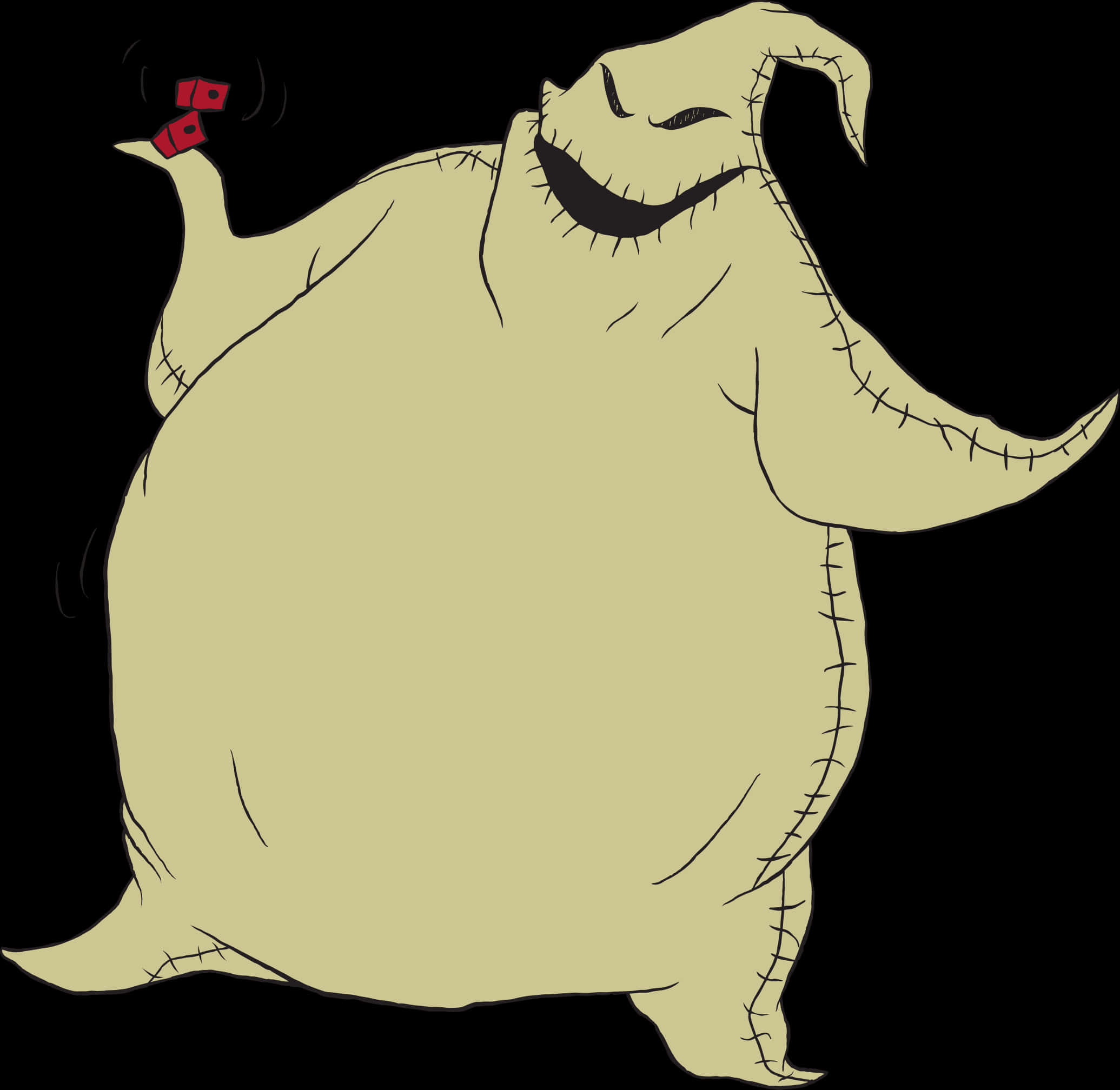 Oogie Boogie Man Pesadilla antes de Navidad Fondos de pantalla