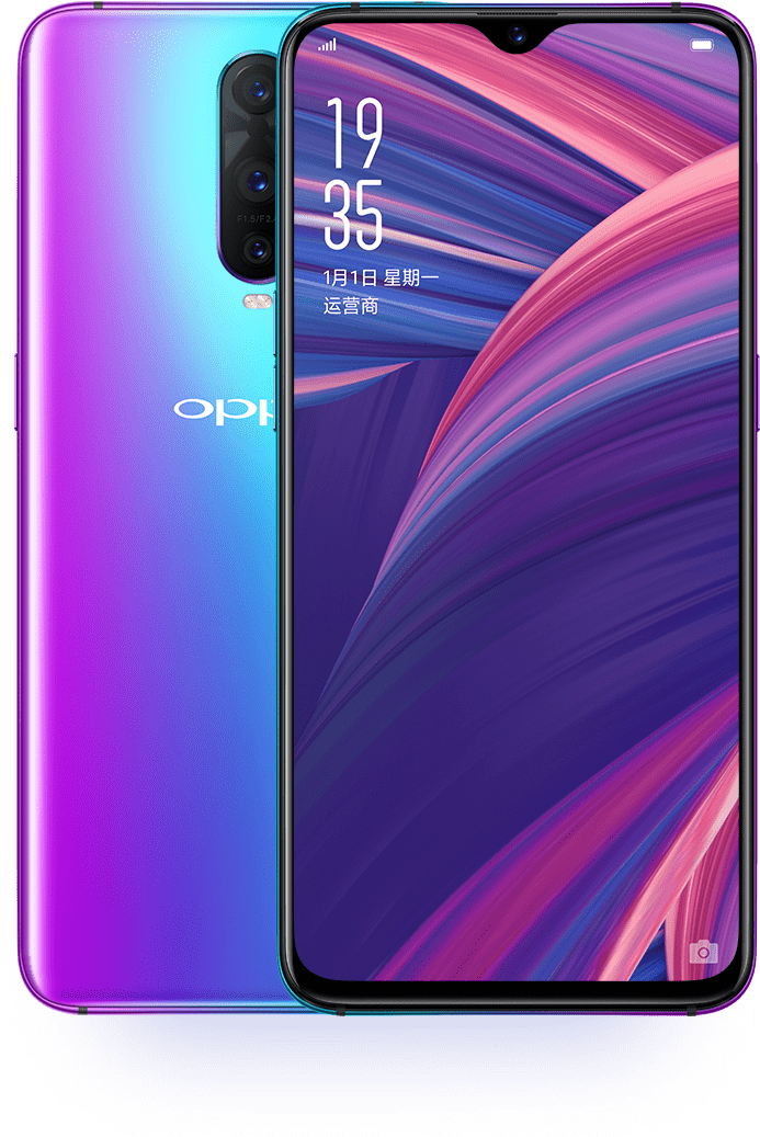 Oppo Smartphone Gradiente Púrpura Fondos de pantalla