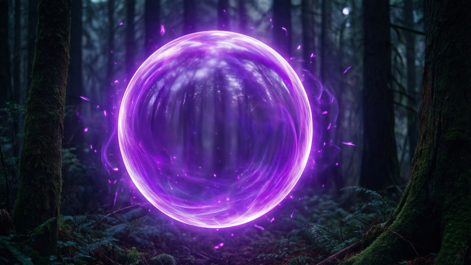 Orbe Púrpura Brillante Fondos de pantalla