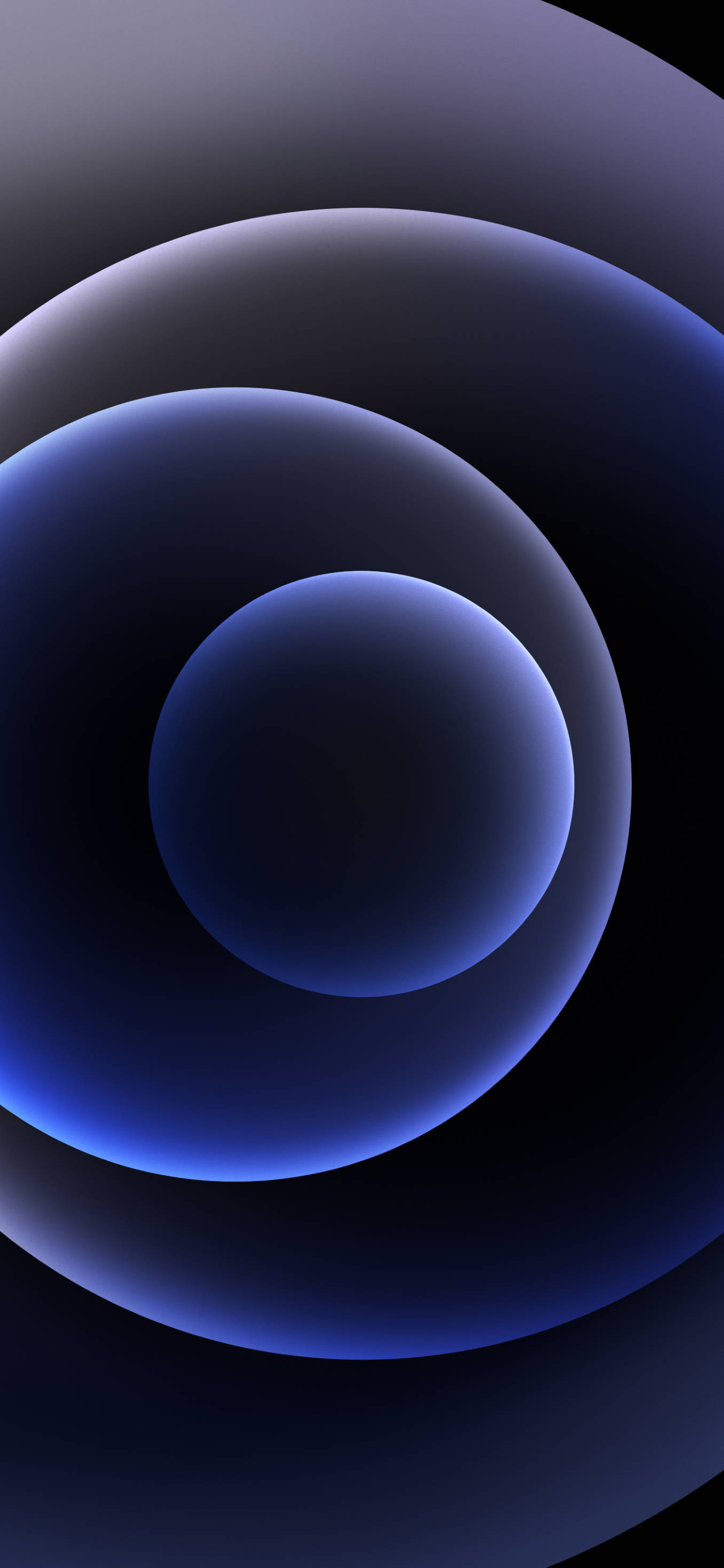 Orbes Negros iPhone 12 Fondos de pantalla