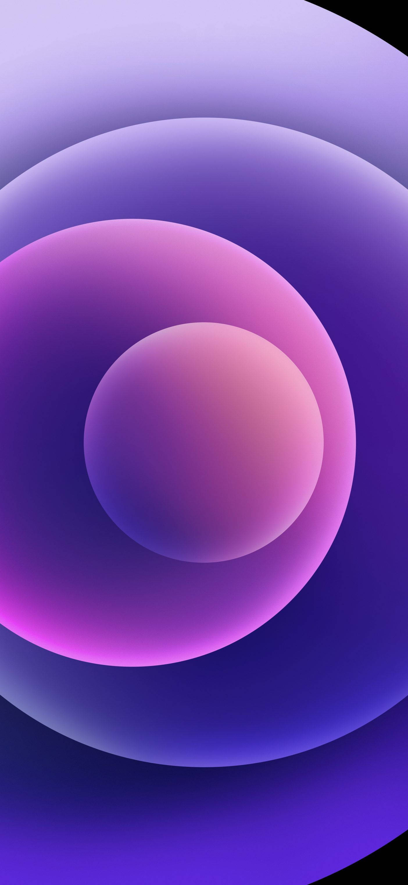 Orbes Púrpura iPhone 12 Fondos de pantalla