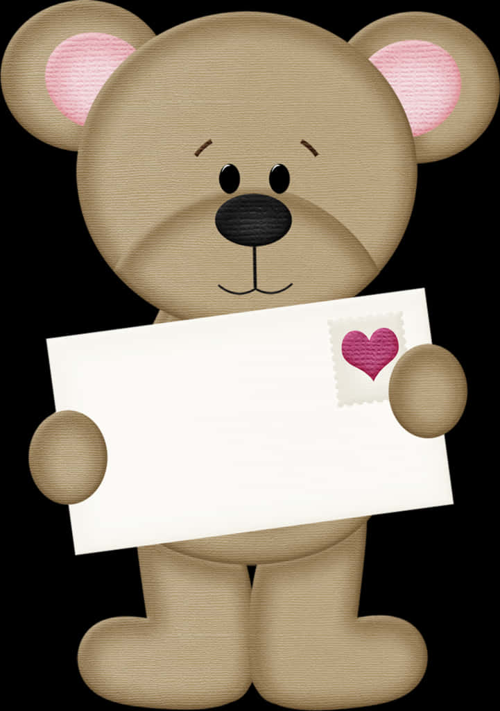 Osito de Peluche Sosteniendo una Nota de Amor Fondos de pantalla
