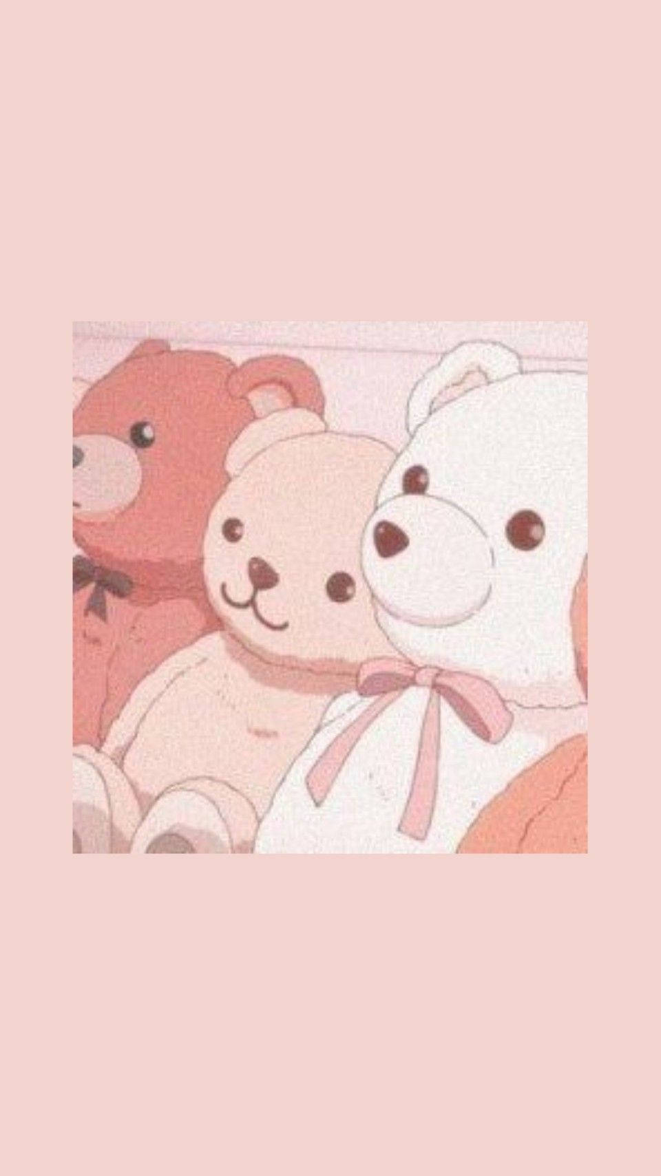 Ositos Kawaii Rosados Fondos de pantalla