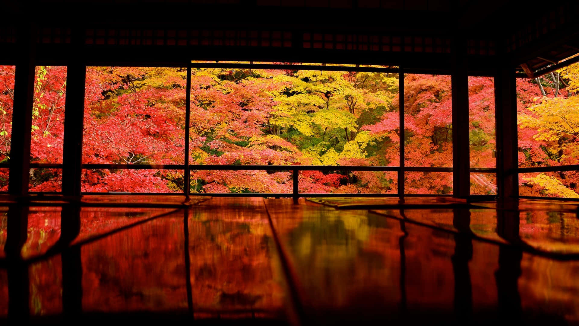 Pagoda Roja Chureito, Aomori, Japón Fondos de pantalla