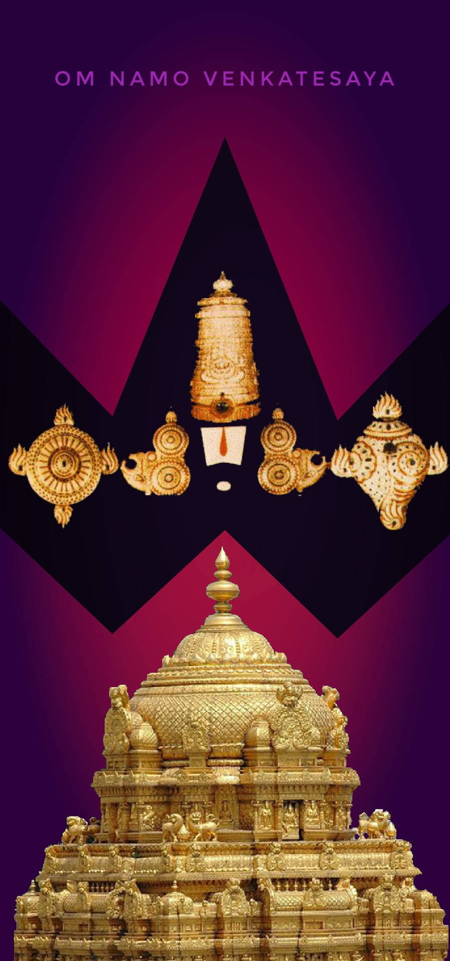 Pagoda Tirupati Balaji Fondos de pantalla