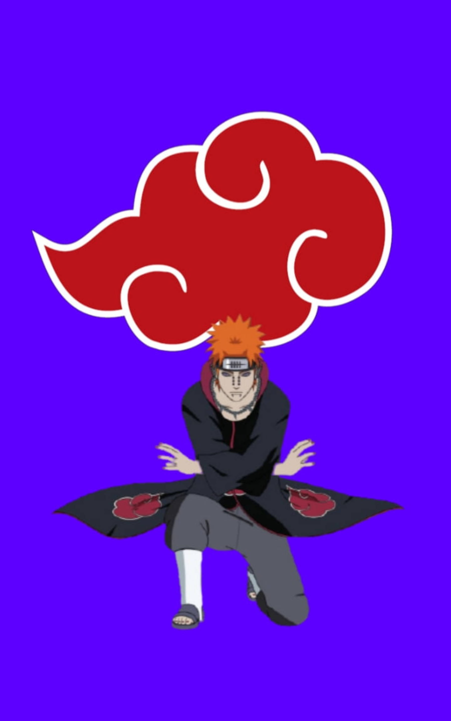 Pain Akatsuki Cloud iPhone Fondos de pantalla