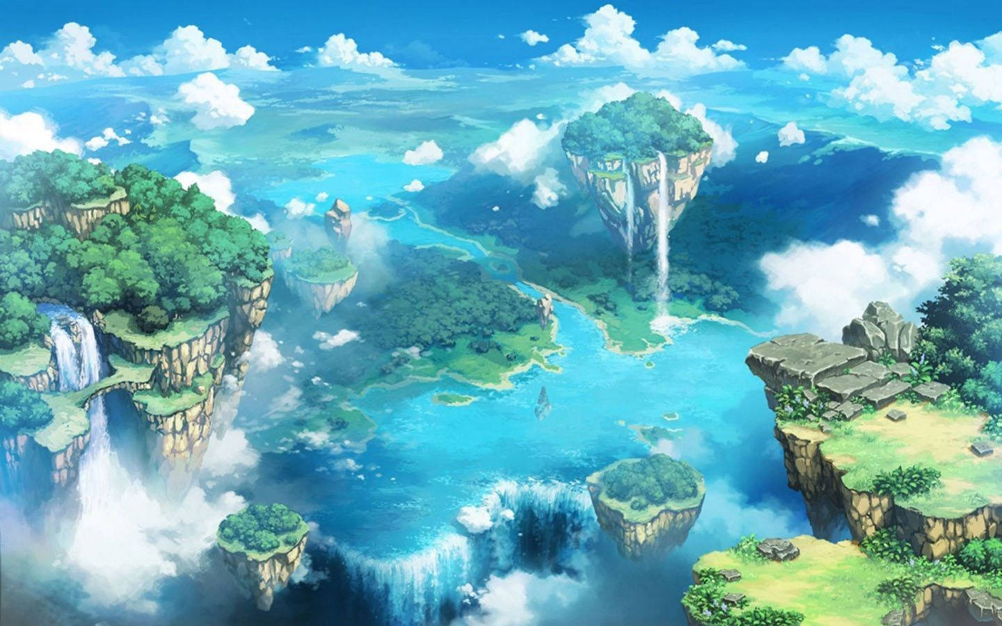 Paisaje Anime Estético del Archipiélago Abarat Fondos de pantalla