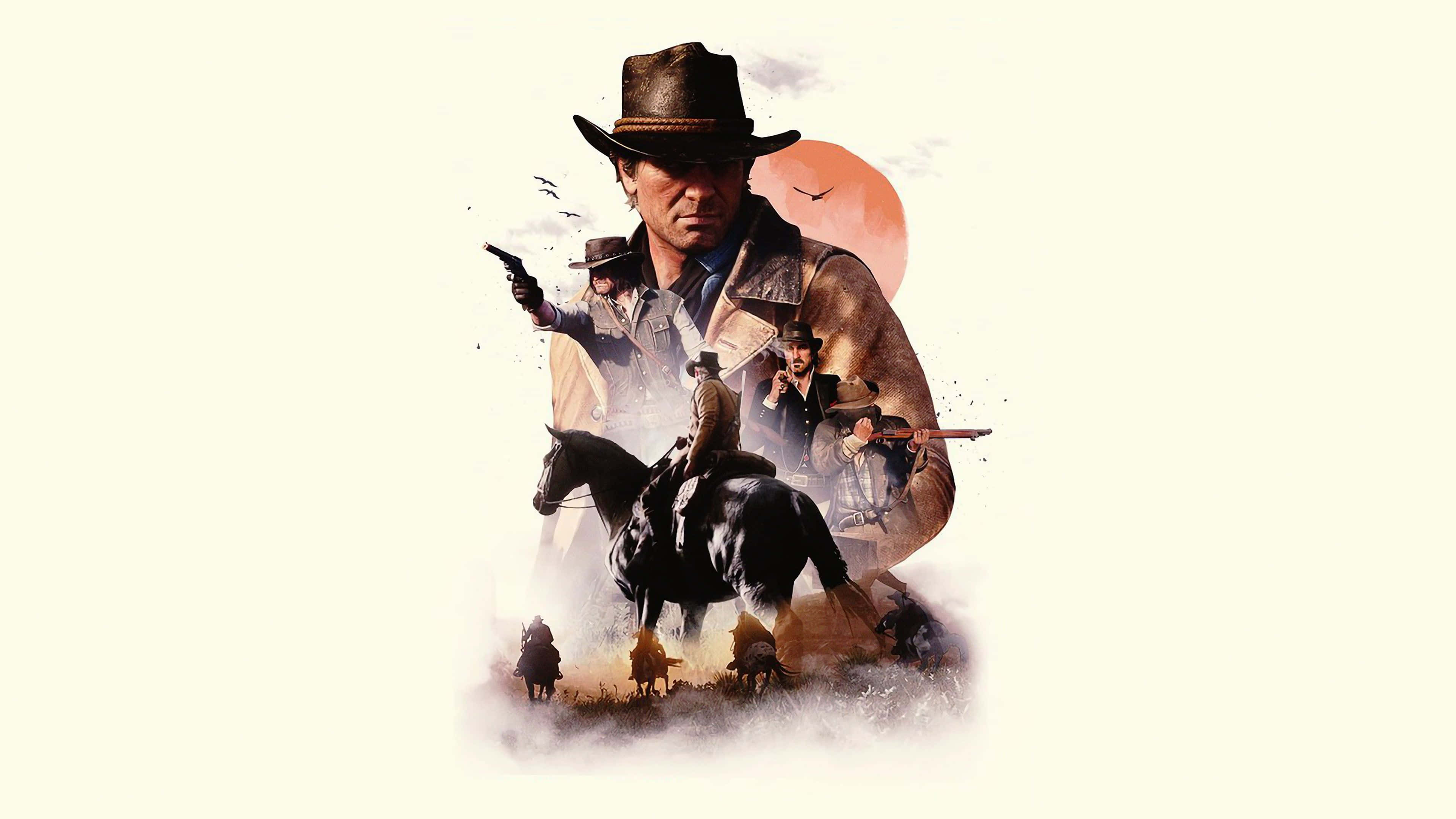 Paisaje cautivador del oeste de Red Dead Redemption 2 Fondos de pantalla