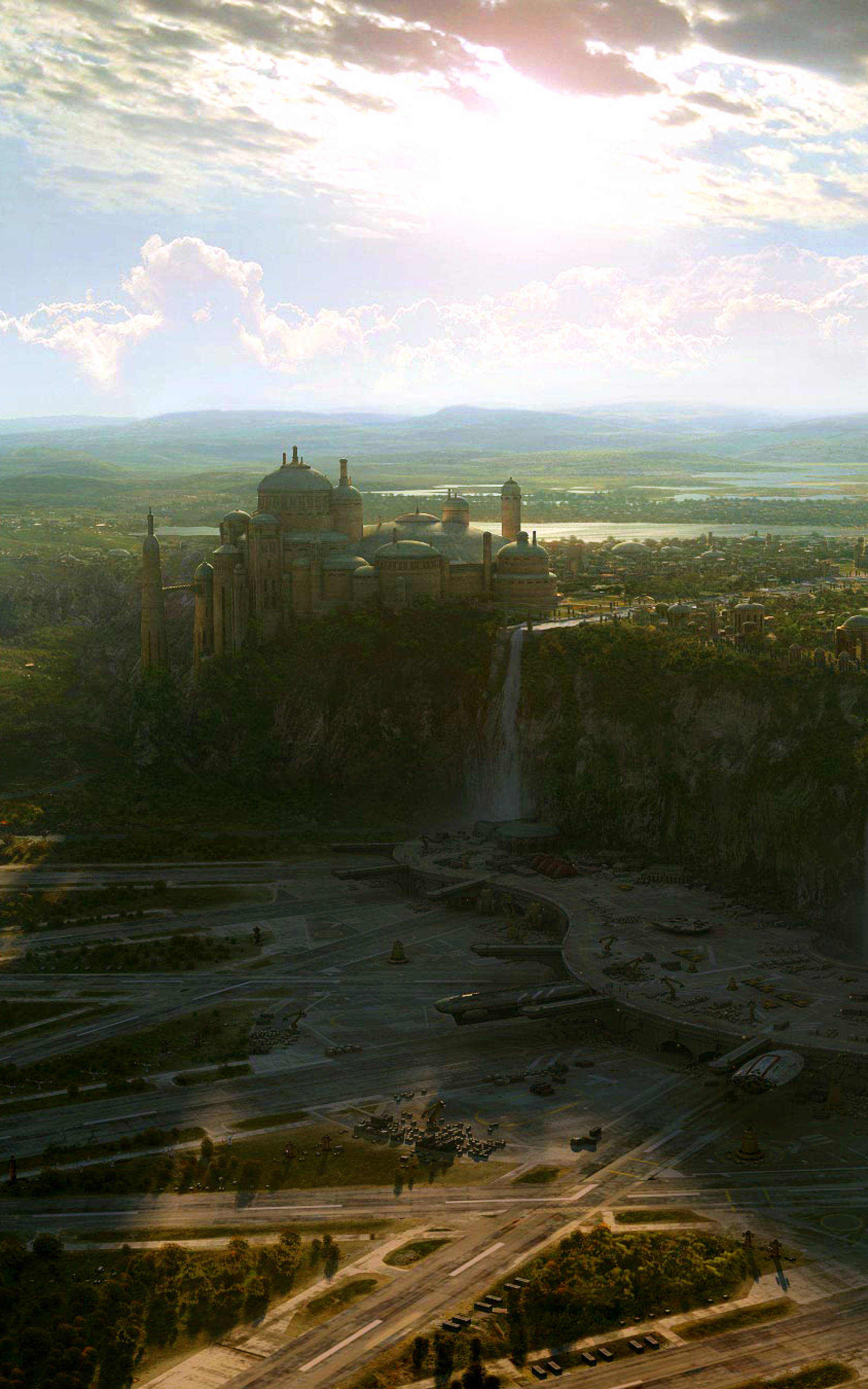 Paisaje Cinematográfico Star Wars Tablet Fondos de pantalla