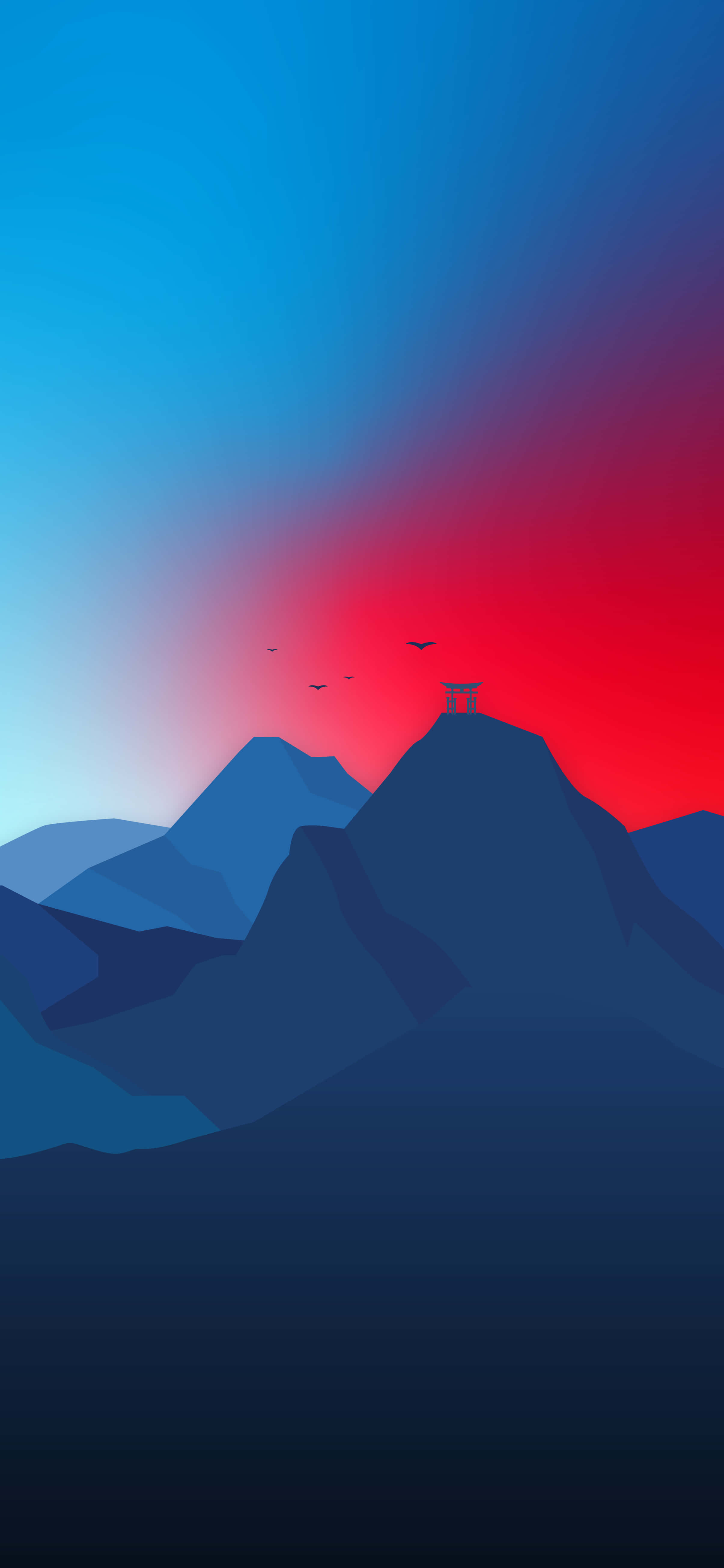 Paisaje de montaña sereno Fondos de pantalla