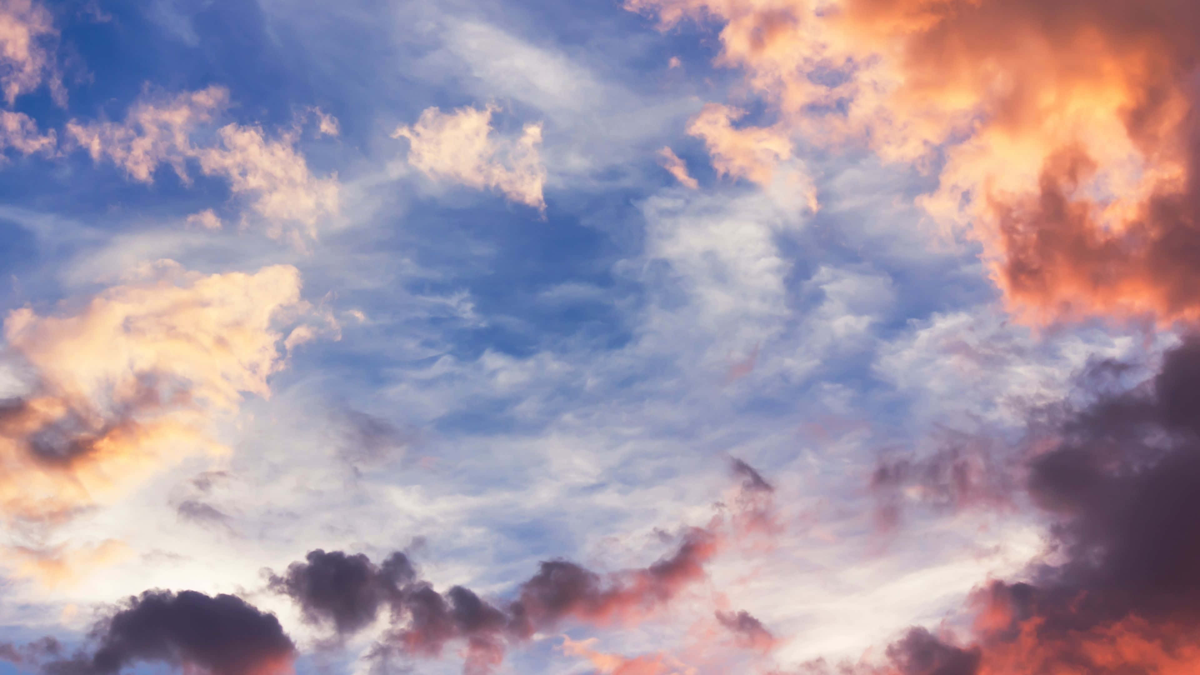Paisaje de Nubes Estéticas y Soñadoras Fondos de pantalla