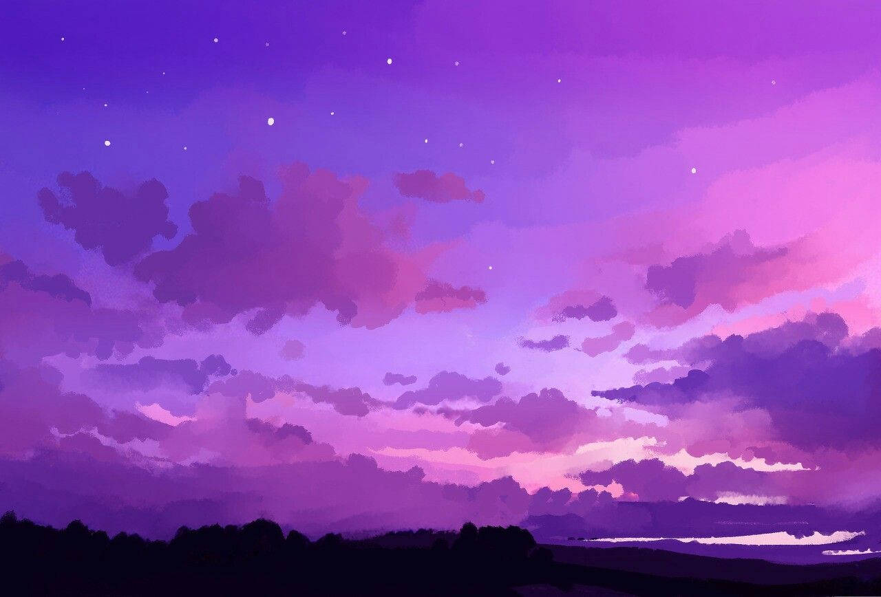 Paisaje de Nubes Estético Fondos de pantalla