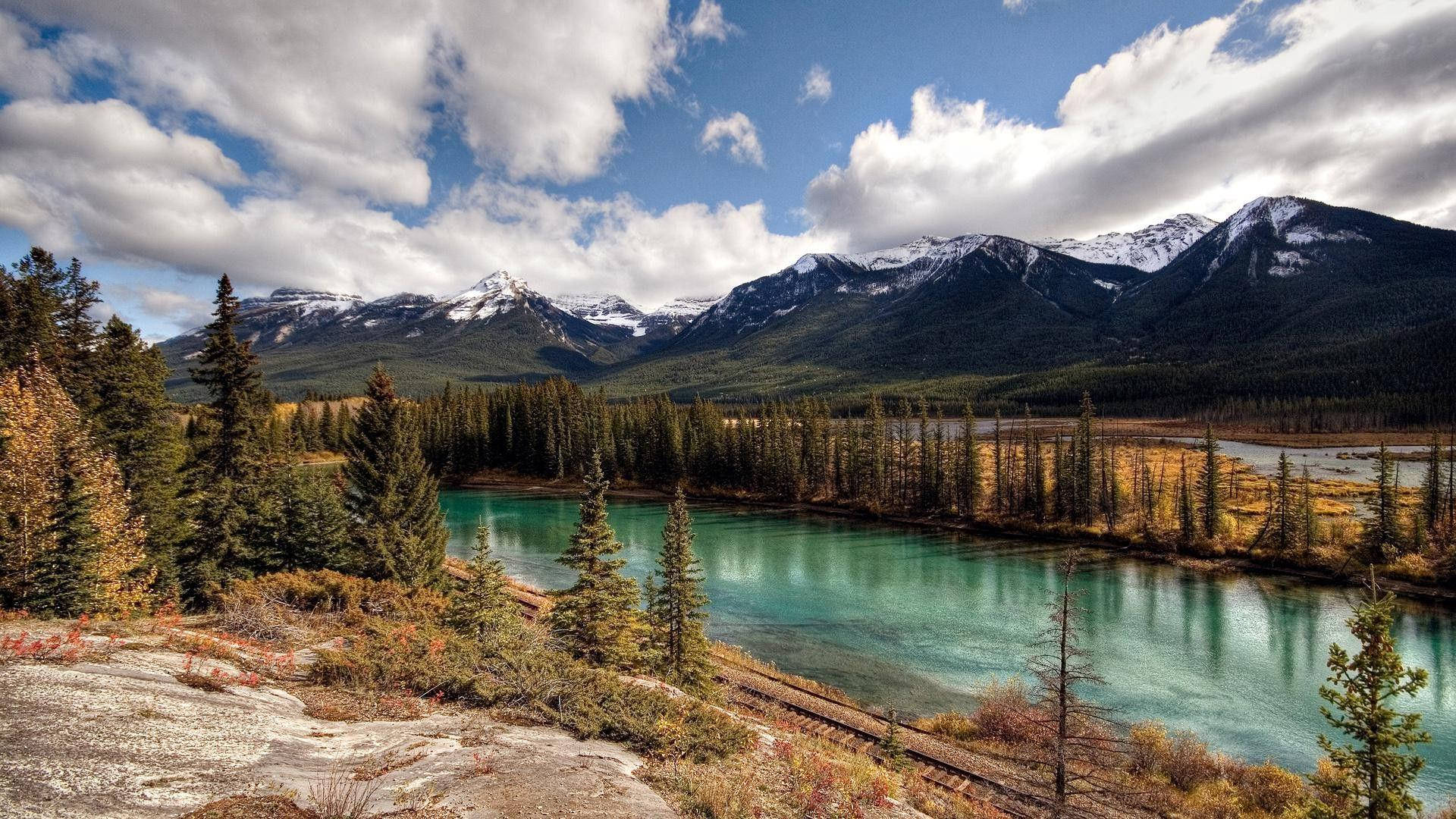 Paisaje Estético del Parque Nacional Banff Fondos de pantalla