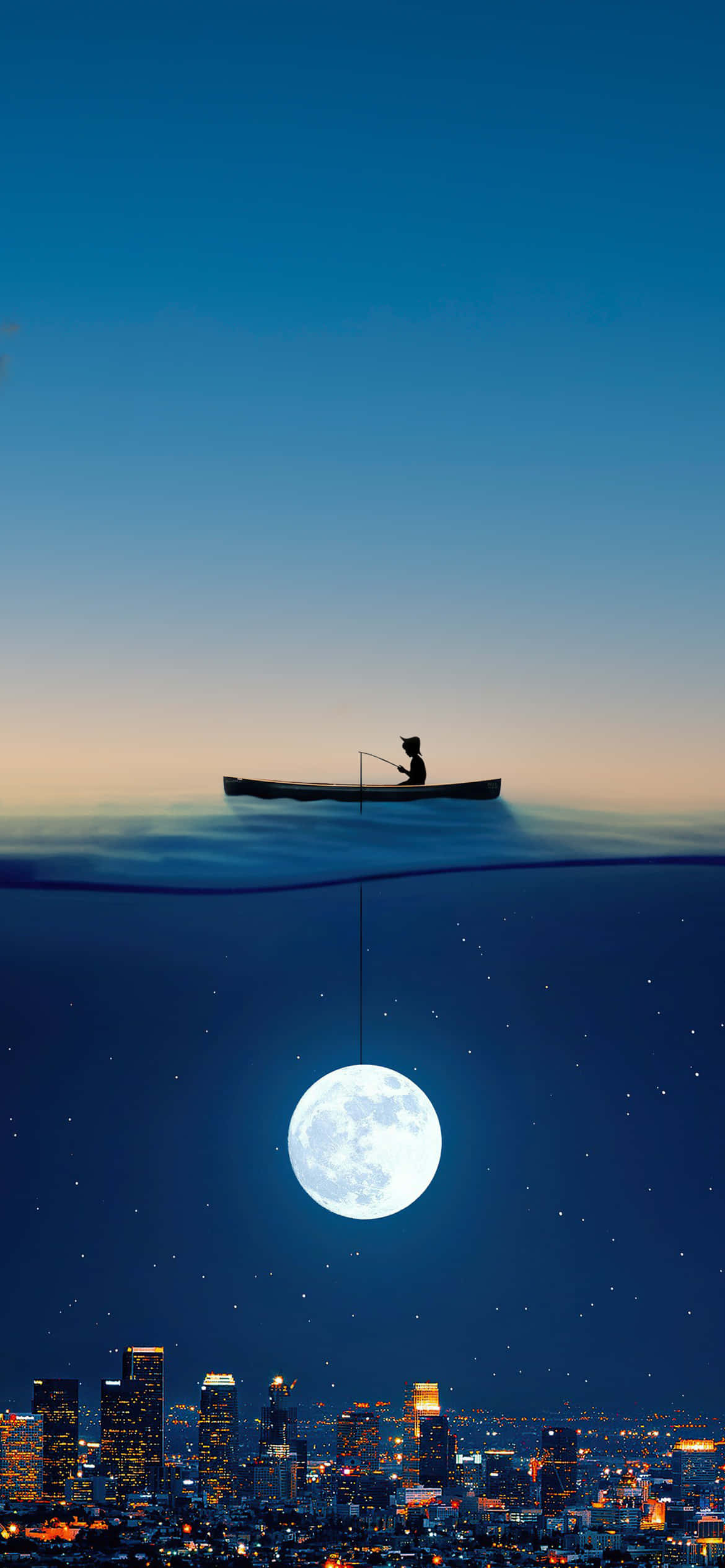 Paisaje Lunar Místico Fondos de pantalla