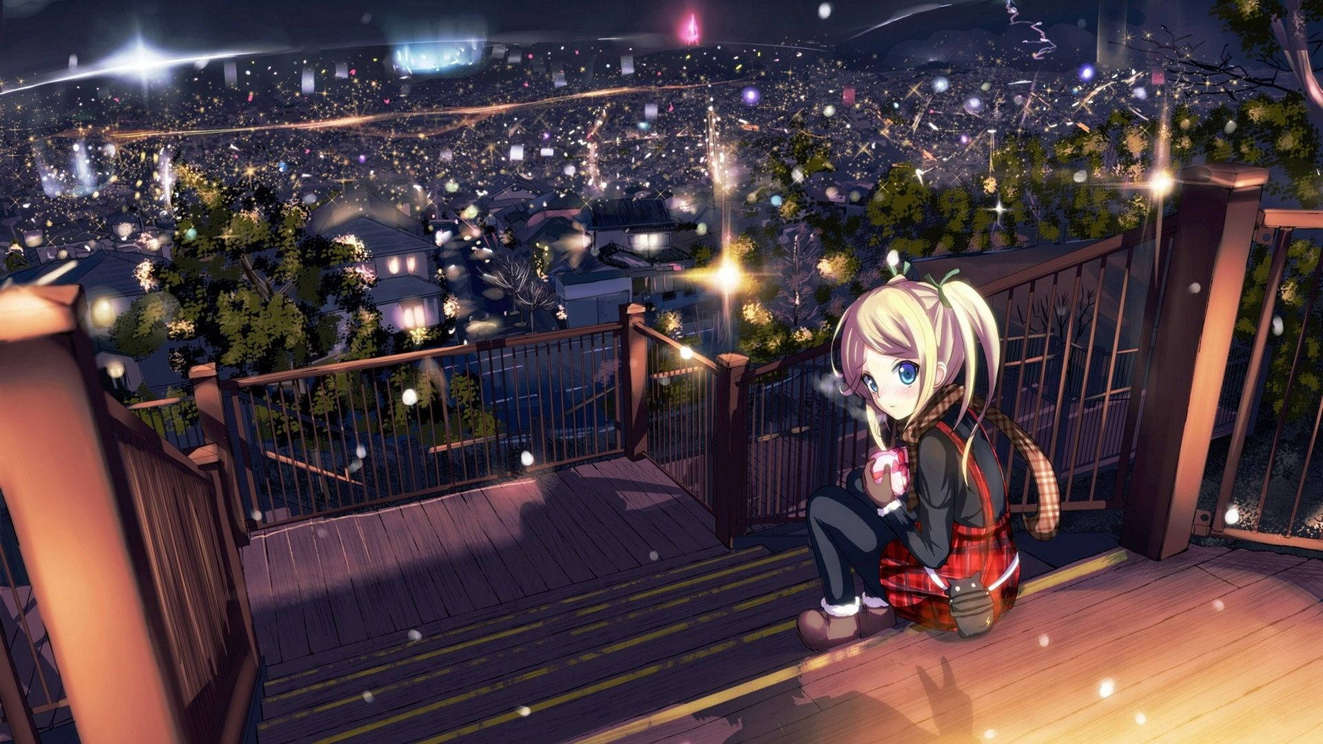 Paisaje Urbano Anime Fondos de pantalla