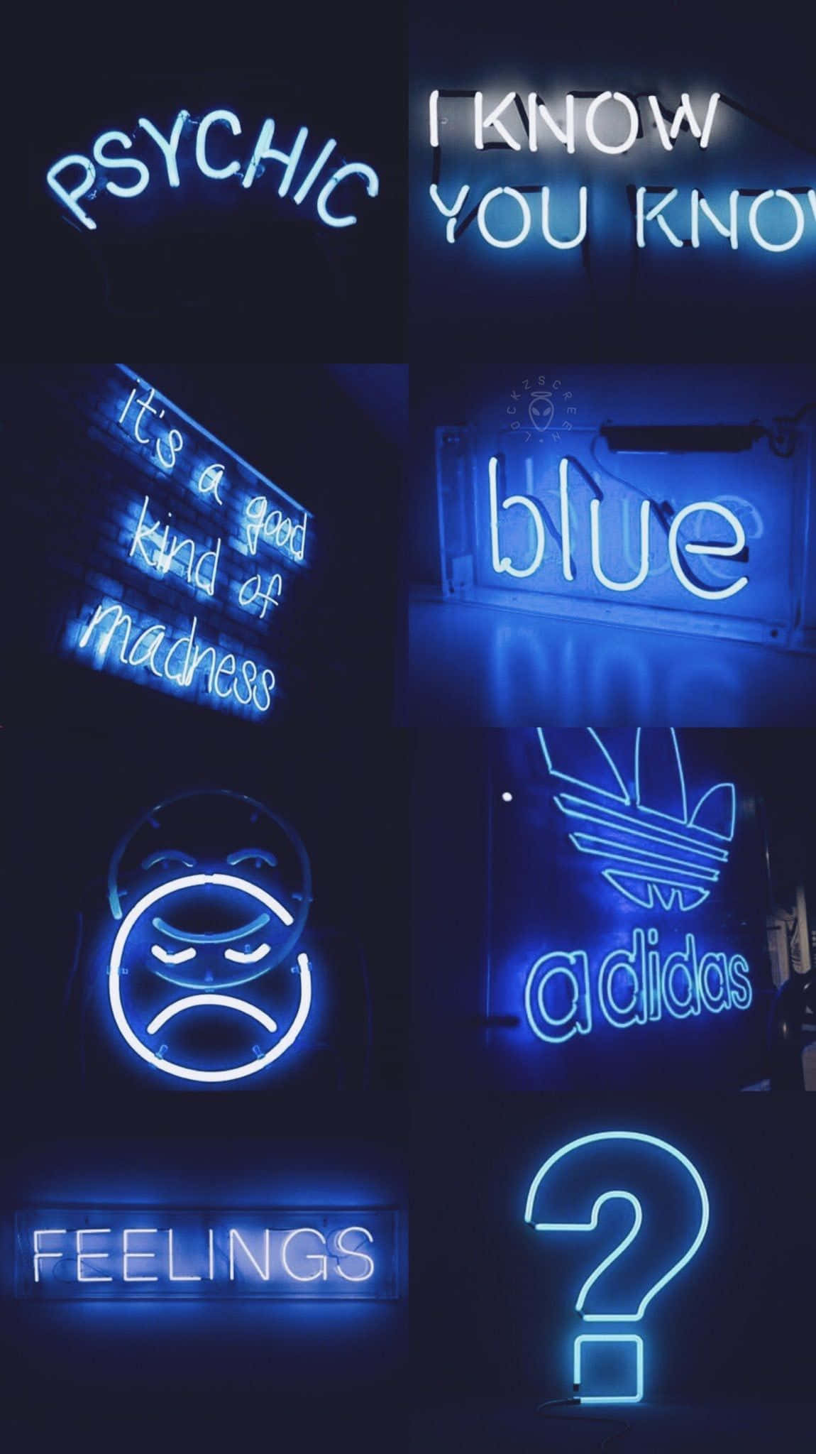 Palabras de villano azul Fondos de pantalla