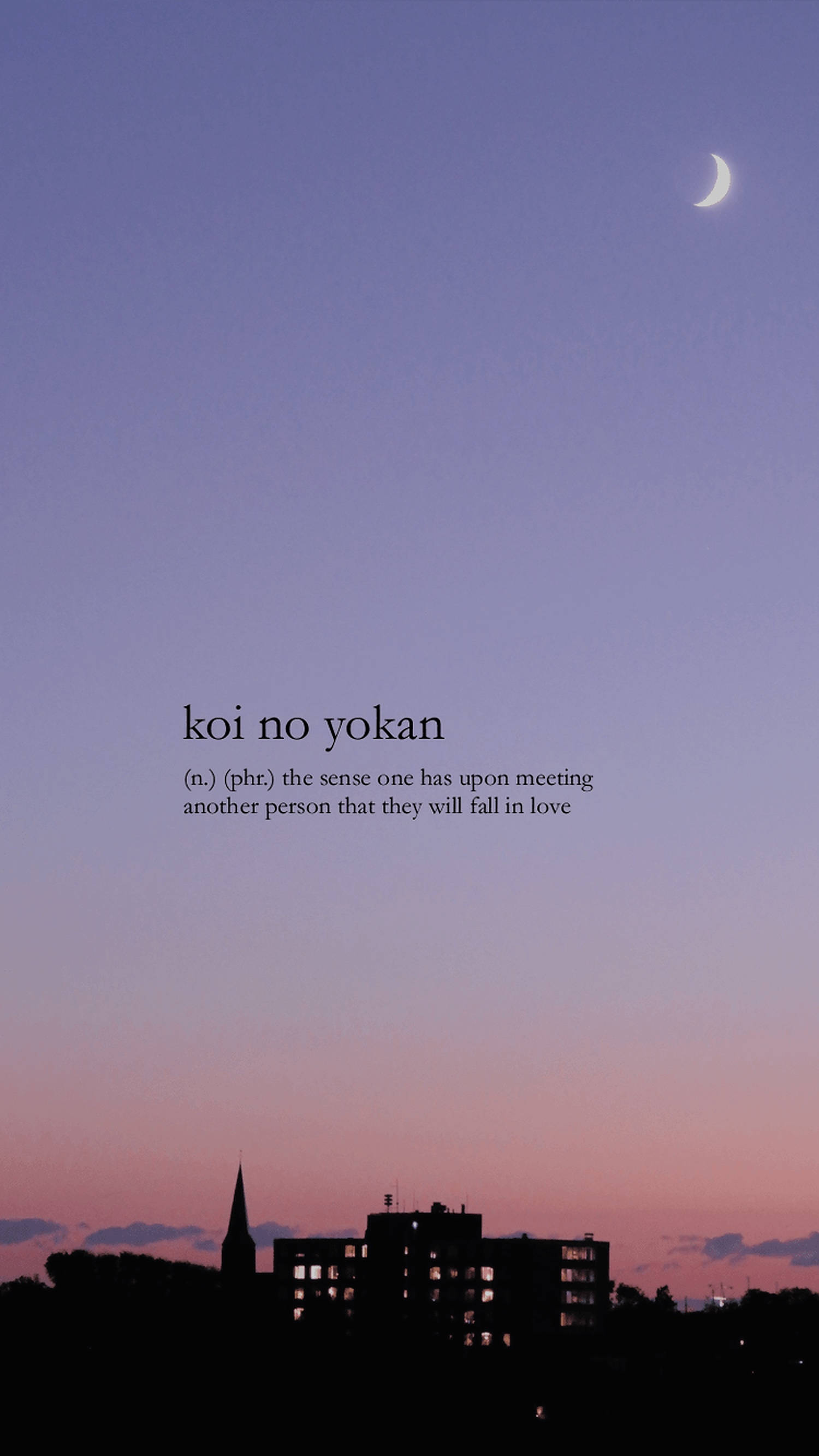 Palabras Estéticas Koi No Yokan Fondos de pantalla
