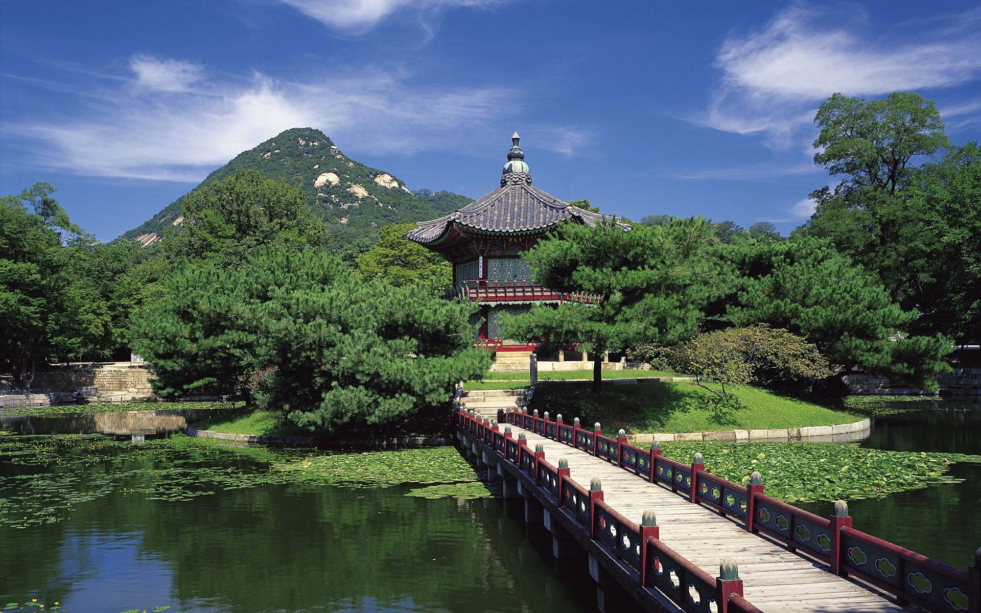 Palacio Gyeongbokgung de Corea del Sur Fondos de pantalla