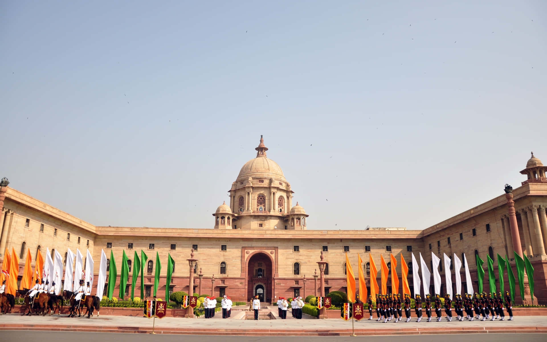 Palacio Presidencial de India Rashtrapati Bhavan Banderas Fondos de pantalla