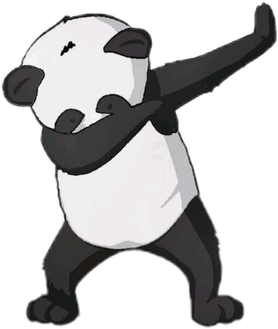 Panda bailando, personaje de caricatura Fondos de pantalla